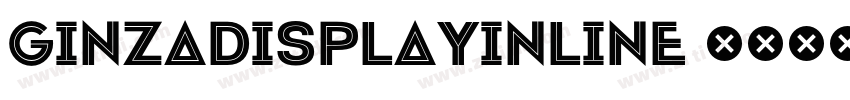 GinzaDisplayInline 字体转换